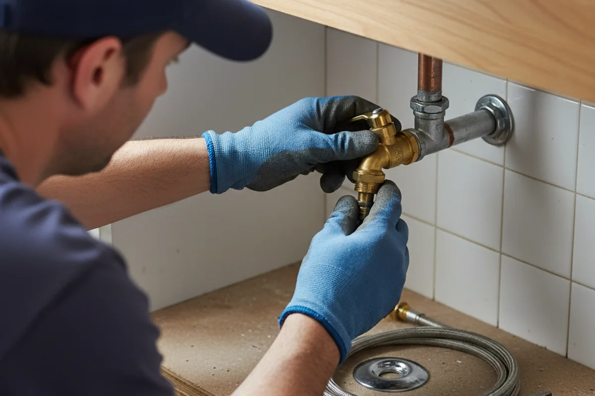 Shutoff valve and fitting work during Emergency Plumbing in Lookout Mountain